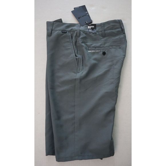 Hurley 981307-K26 Boy's Sz 14 Cool Gray Dri-FIT Chino Shorts - Picture 6 of 7